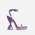 Vida Loca Twisted Platform Purple Metallic Heel